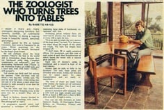 Article about Griffith Tablecraft in Women’s Day magazine, 1973