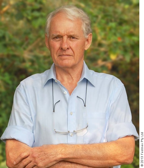 Portrait photograph of Jeremy Griffith, Sydney, 2013