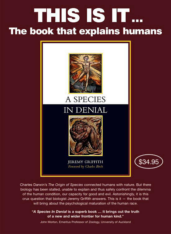 A Species In Denial Advertising Poster