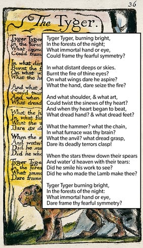 William Blake’s 1794 poem ‘The Tyger’