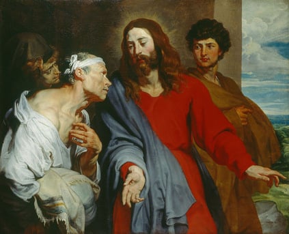 ‘Christ Healing the Paralytic’ by Sir Anthony van Dyck, 1619