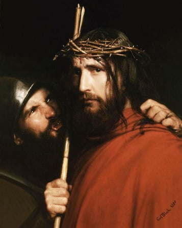 ‘Christ with Mocking Soldier’ by Carl Bloch, c. 1872