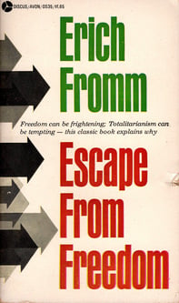 Erich Fromm cover of ‘Escape From Freedom’