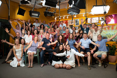Group photo in studio after the Global Transformation Meeting