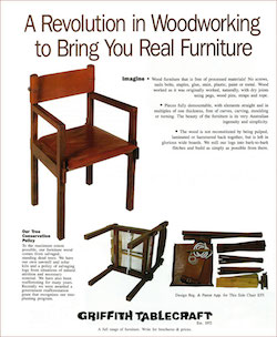 Griffith TableCraft Advertisement 3