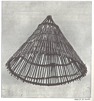 Traditional fish trap of the Ila people, Zambia