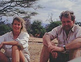 Jeremy and Annie in Samburu National Park in Kenya.