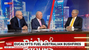 Jeremy Griffith appearing on the ‘Richo & Jones’ Sky News television program with Alan Jones and Graham Richardson, 29 January 2020