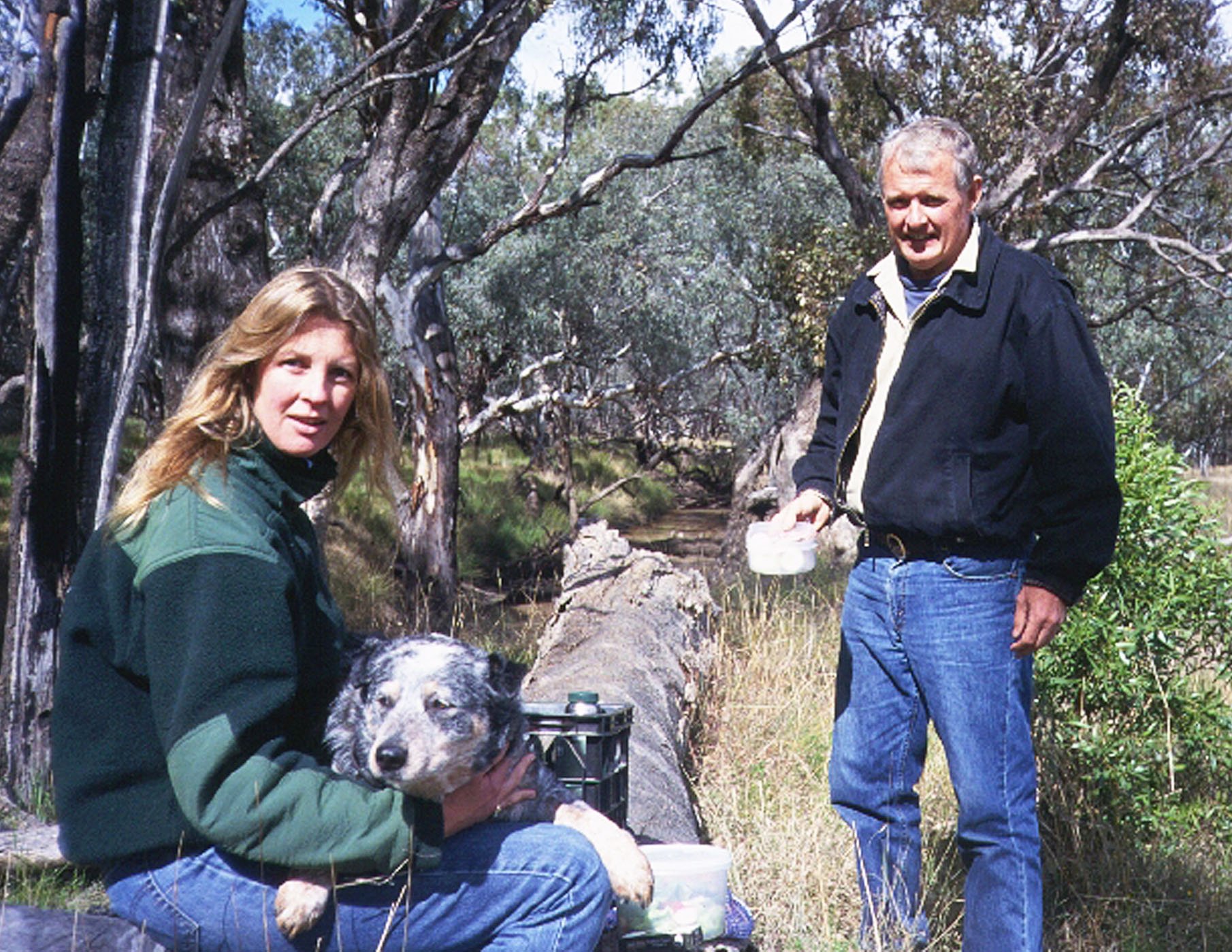 Annie and Jeremy in Central West NSW, 2000