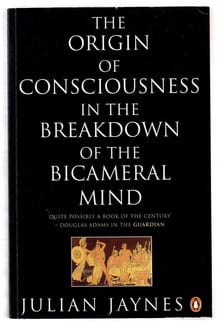 Cover of ‘The Origin of Consciousness In the Breakdown of The Bicameral Mind’ by Julian Jaynes