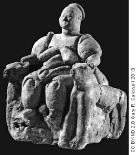 ‘Goddess’ statue, Catal Huyuk, Anatolia (modern Turkey), 8,500-5,500 BC