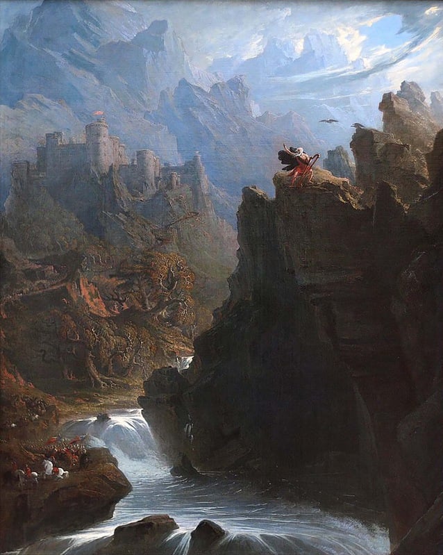 ‘The Bard’ (ca. 1817) by John Martin