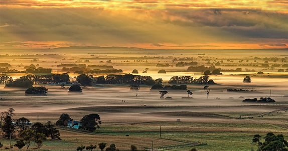 Sunlight over the Western Plains of NSW, Australia