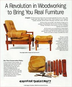 Griffith TableCraft Advertisement