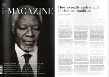 FREEDOM: The End Of The Human Condition Launch - Imagazine Article by Jeremy Griffith