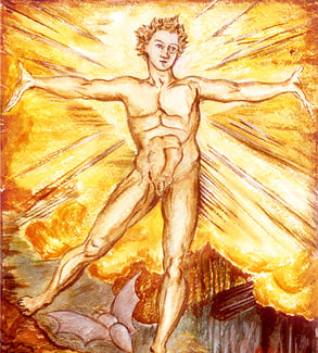 Albion Arose painting by William Blake