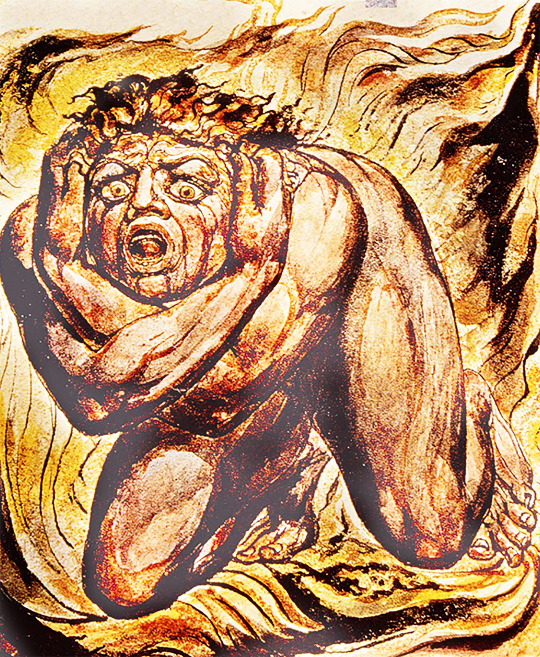 William Blake’s iconic images of 'Cringing in Terror'