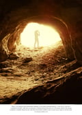 Man emerging from Plato’s cave into sunlight