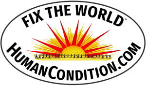 Fix The World Poster with text