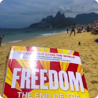 FREEDOM on the beach in Rio